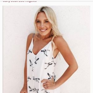 NWOT Carly Jean Los Angeles "Jewels" romper small